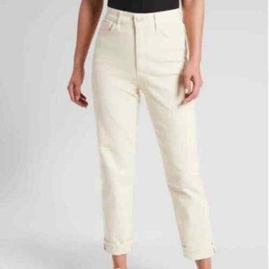 Athleta Flex Straight Leg Ankle Jean in Bone NWT